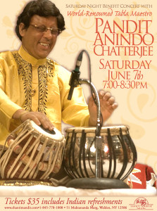 Anindo Chatterjee Concert Flyer-June 2014